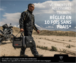 Offre vêtements & accessoires Triumph